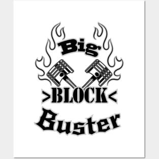 Big Block Buster Posters and Art